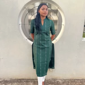 Yeal Green Line Kurti