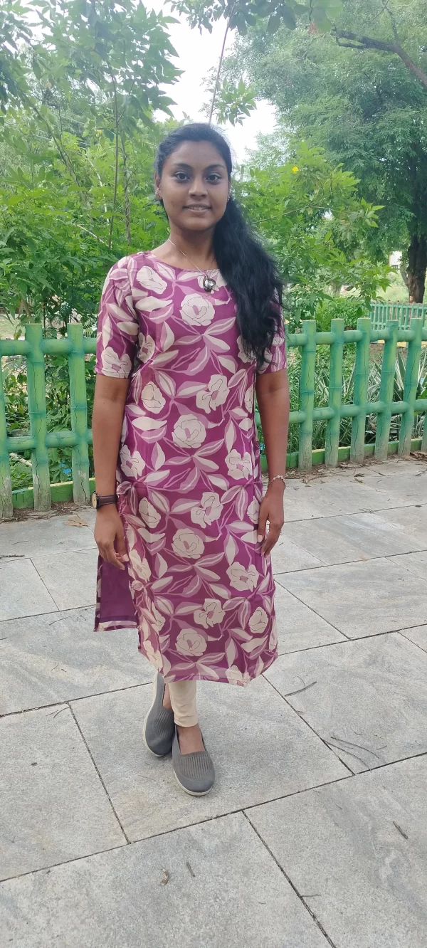 Ziv flower print kurti