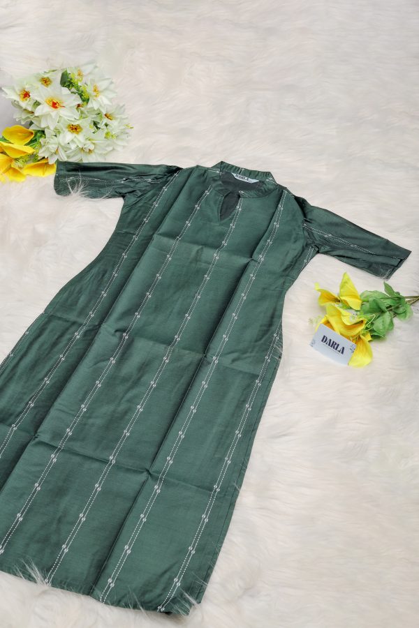 Yeal Green Line Kurti