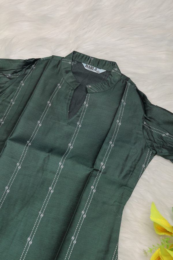 Yeal Green Line Kurti - Image 2