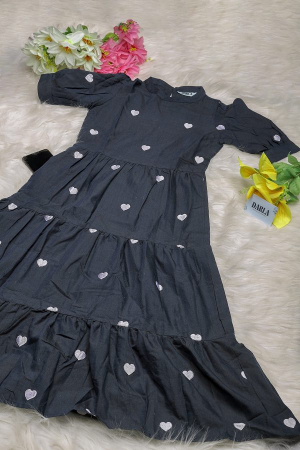 Zoya Heart Print Maxi