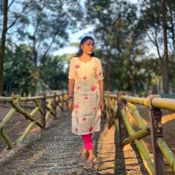 Ziva Lotus Kurti - Image 4