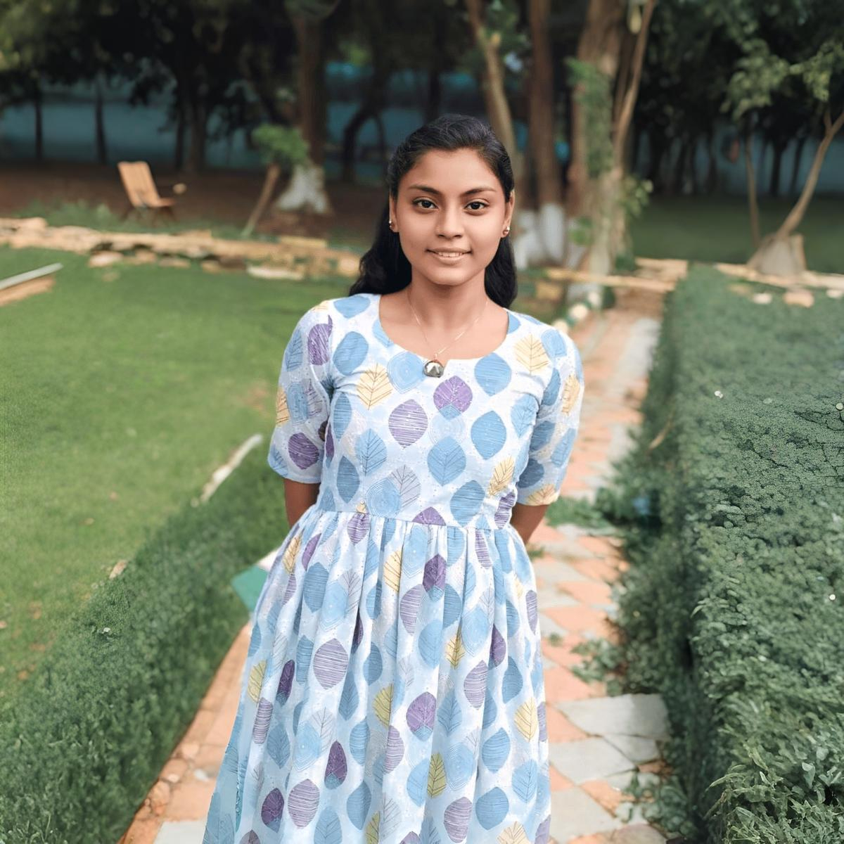 Aliza Hakoba Maxi Blue - Image 5