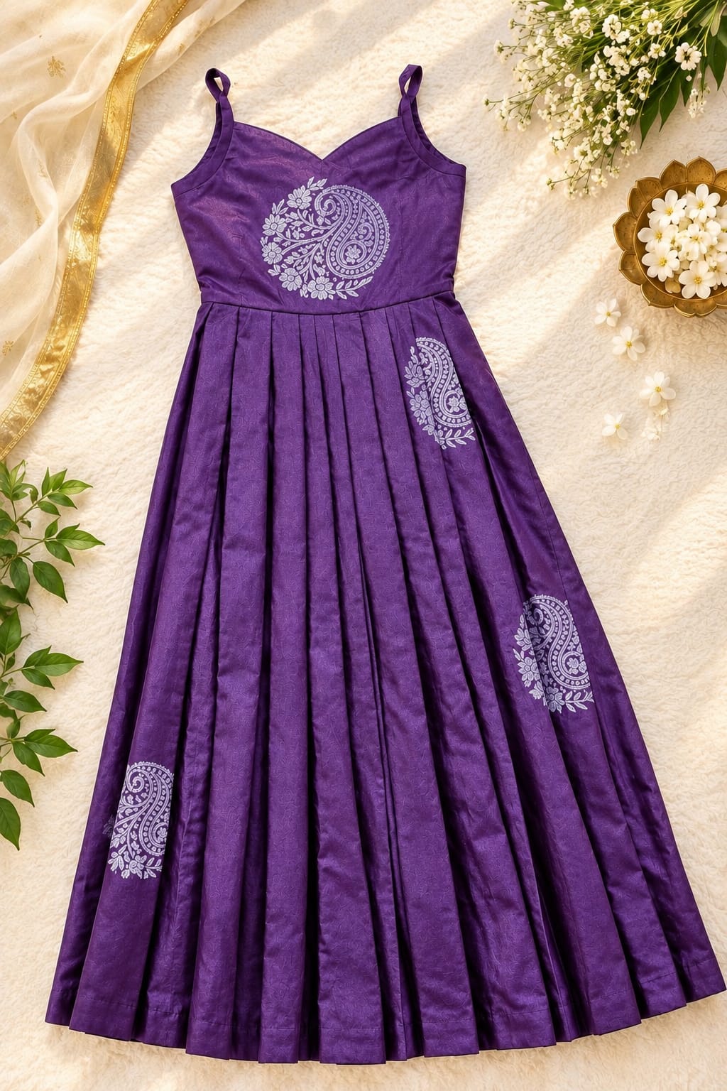 Kids pattu frock