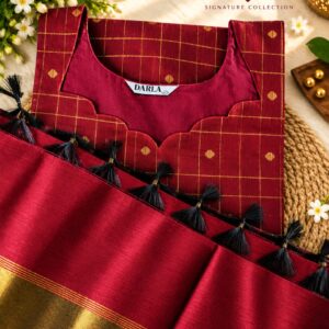 Raw silk - kurti duppata Set