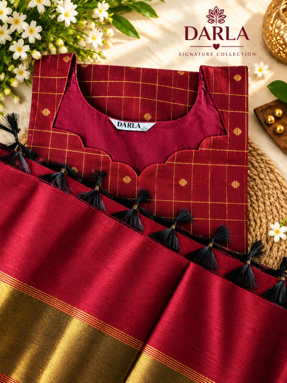 Raw silk - kurti duppata Set