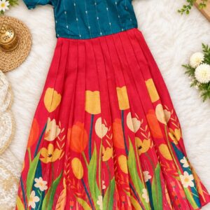 Kids Floral Printed Frock