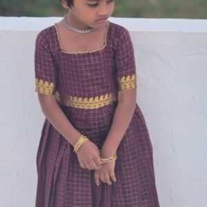 Kids checked frock